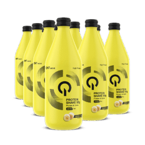 QNT Protein Shake proteínový nápoj v sklenenej fľaši (500 ml)