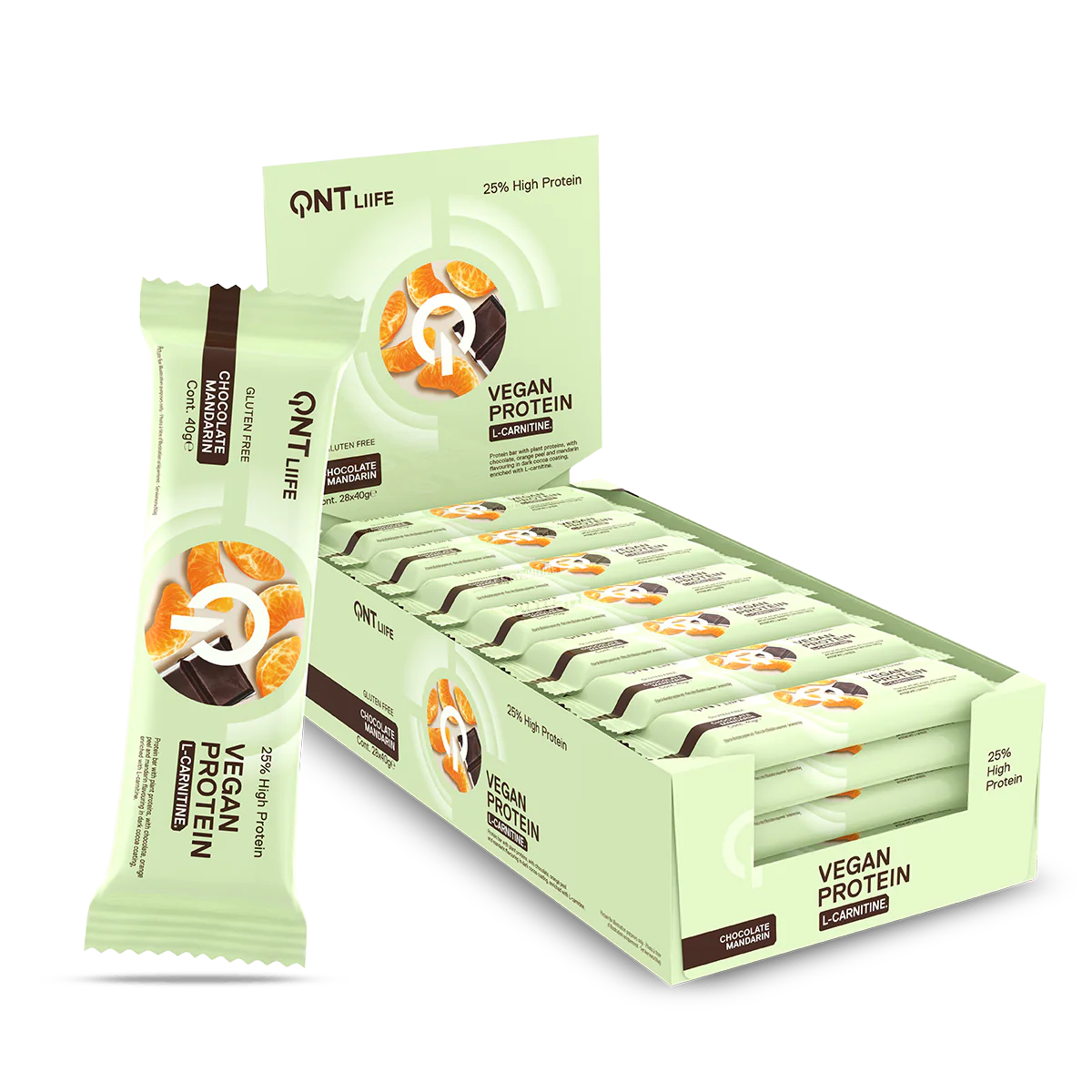 QNT Vegan Protein Bar vegánska proteínová tyčinka (40 g)